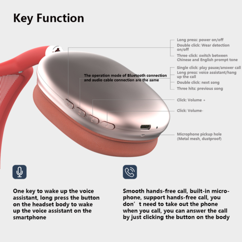 Wireless Sport Bluetooth Headphones with in Ear Detect Function – Mi tienda